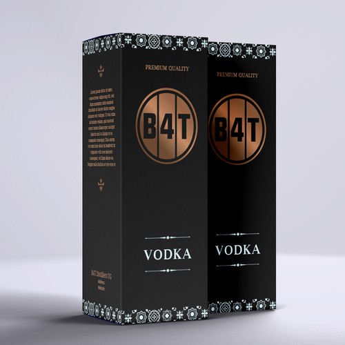Premium Spirits Brand - Bottle Packaging Design Design by ferry hendra