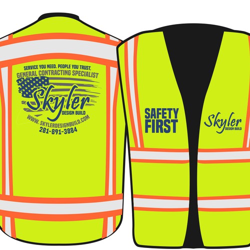 Safety Vest Design Design by joelesse