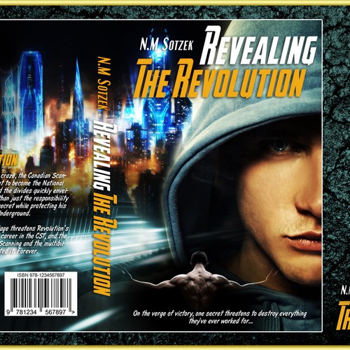 Design an awesome cover for Science/sports-fiction novel 'Revealing the Revolution' Design by FalaBogu