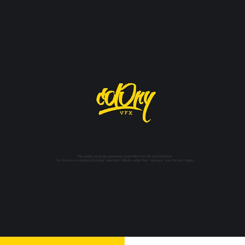 Designs Create a stylish identity for a visual effects company