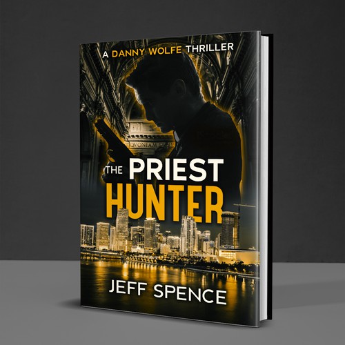 Mystery-thriller book cover (first in a series) Design by Anastasia Brenych