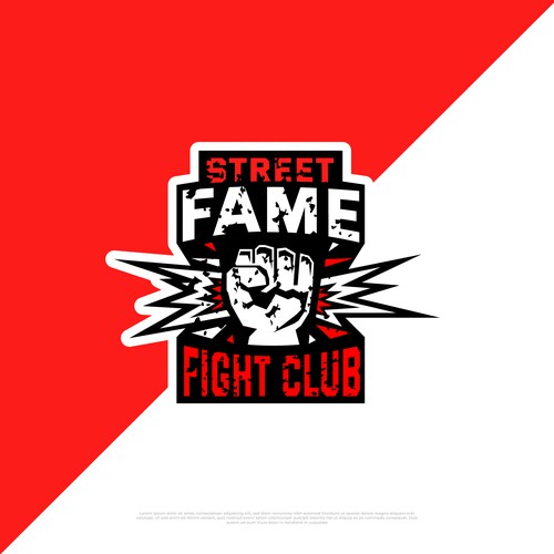 Street Fame Fight Club. Design by reiffal®