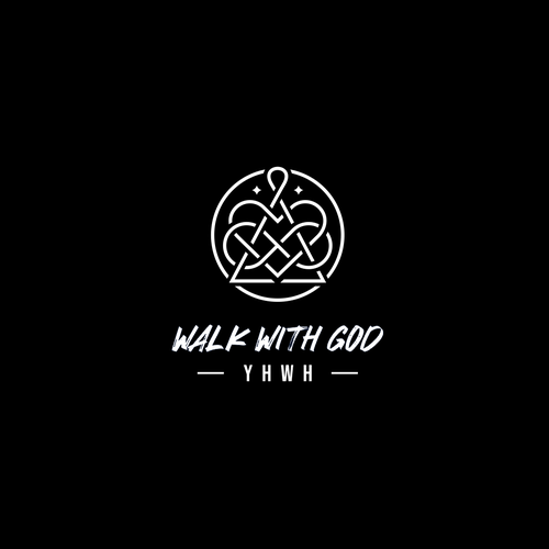 Walk With God Minimalist Luxury Logo for a Modern Faith & Fashion Brand Design by Rumah Lebah