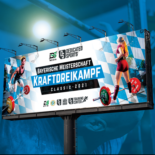 Unique, modern banner design for print - sports competition Réalisé par Apex_Forge