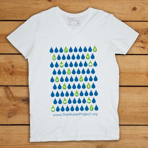 T-shirt design for The Water Project Design by dropyourmouth