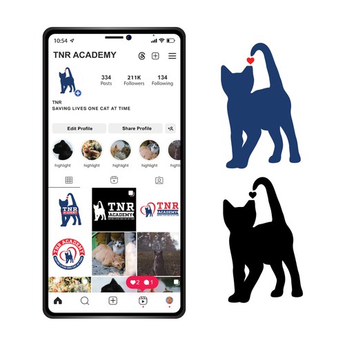 Calling all cat lovers! Design an online TNR (Trap-Neuter-Return) Academy logo and save cats! Design by THE DESIGNSTER