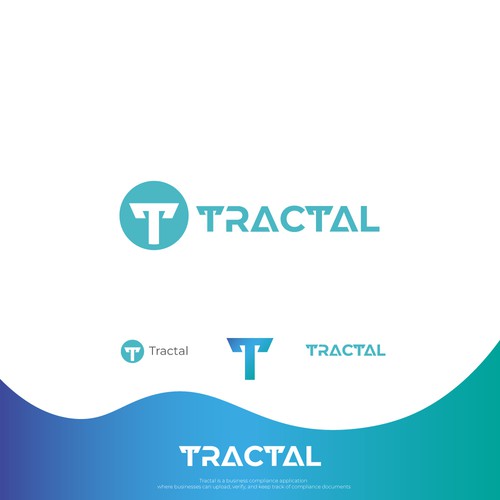 Tractal Logo and Branding Design by qeemshand