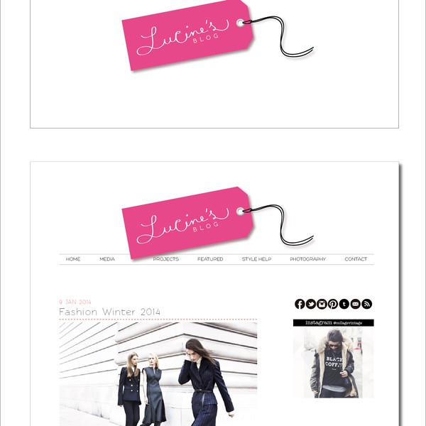 Creative logo for Fashion related blog