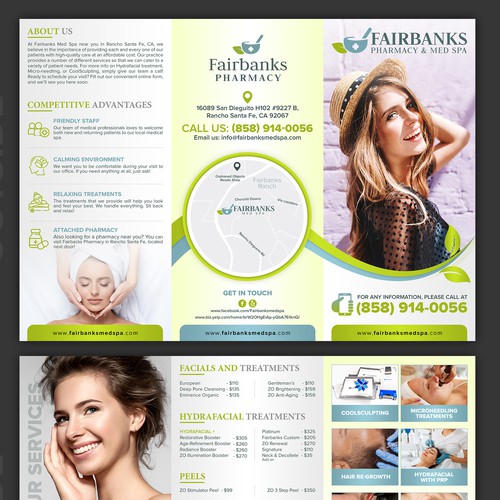 Fairbanks Med Spa Brochure Design réalisé par Tanny Dew ❤︎