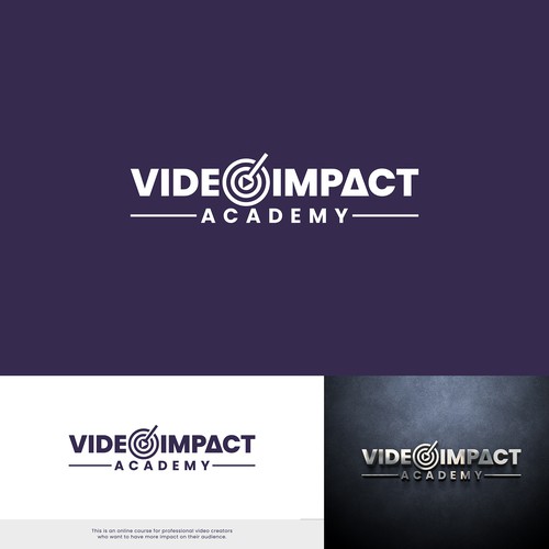 online video creator course logo Design by filipeandrecunha