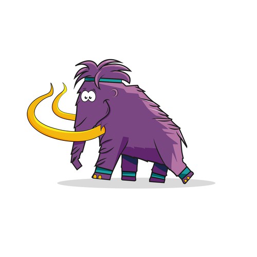 Diseño de Mammoth Mascot (2D Illustrator with Depth to Pop) de annnko