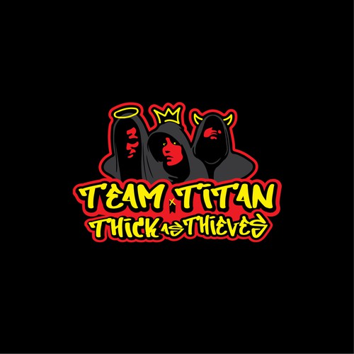 "Titan Verses urban t-shirts designs" winning Logo design