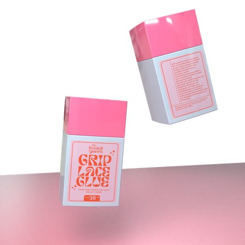 ANGEL■█さんのDesign Wig Glue Product label  for a Viral Gen Z hair brand!デザイン