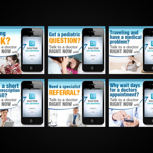 New banner ad wanted for Doctor On Demand Design by Softrevol