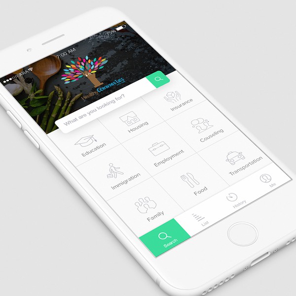 Design von rdt.m mit dem Titel „Mobile Apps“