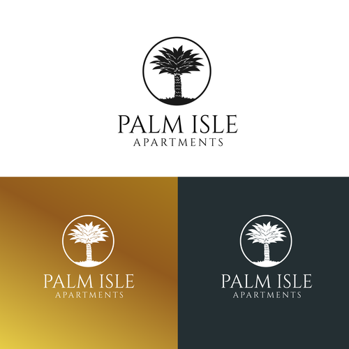 Rebrand/Redesign the logo for Palm Isle Apartments!! Design by Rav Astra