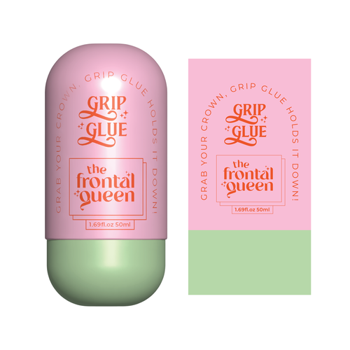 Sayyed JamshedさんのDesign Wig Glue Product label  for a Viral Gen Z hair brand!デザイン