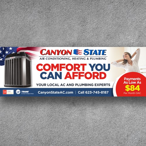 Design An Eye-Catching Billboard For An HVAC Company Design réalisé par STMRM