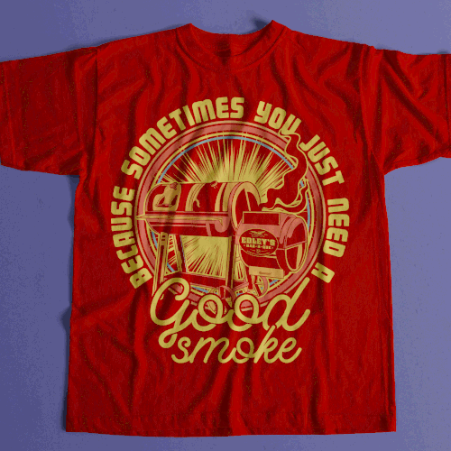 Good Smoke T-Shirt Design by Graphics Guru 87