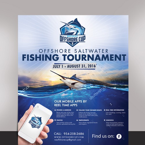 Fishing Tournament Ad/Flyer | Postcard, flyer or print contest