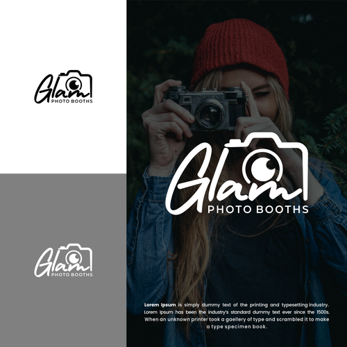 Logo for a photo booth business Design by AuNaf™