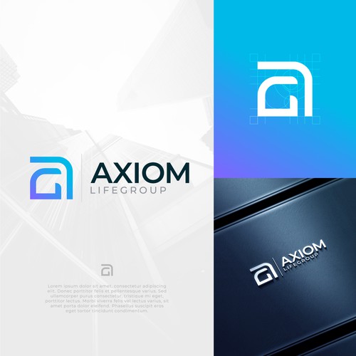 AxiomLifeGroup (Insurance and financial products)-simple, sophisticated and approachable Design by Ned™