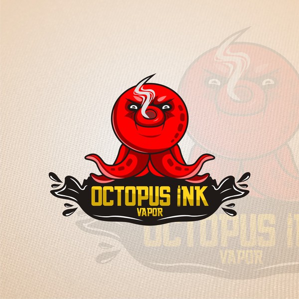 Design by sige.hand titled "Octopus Ink Vapor"