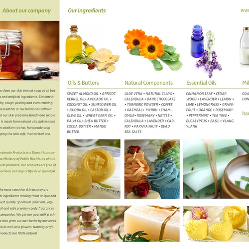 soap of heaven need your creativity to make brochure Design by bmp design