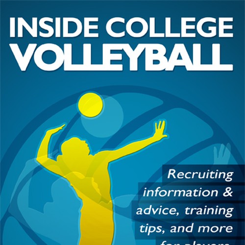 Volleyball book cover design | Print or packaging design contest