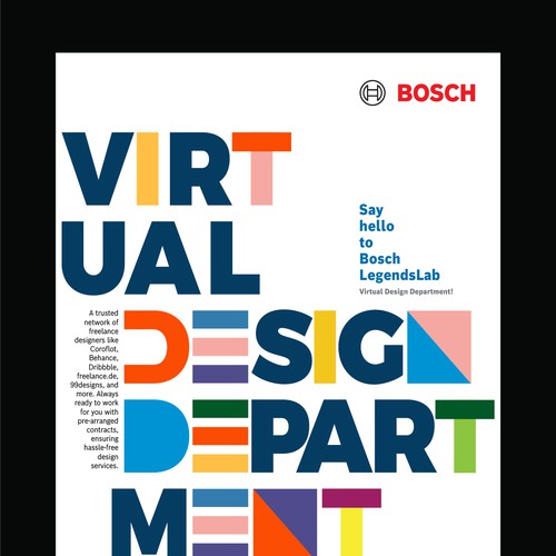 Flyer design for BOSCH; progressive service offering Design by Muhammad Shahrooz