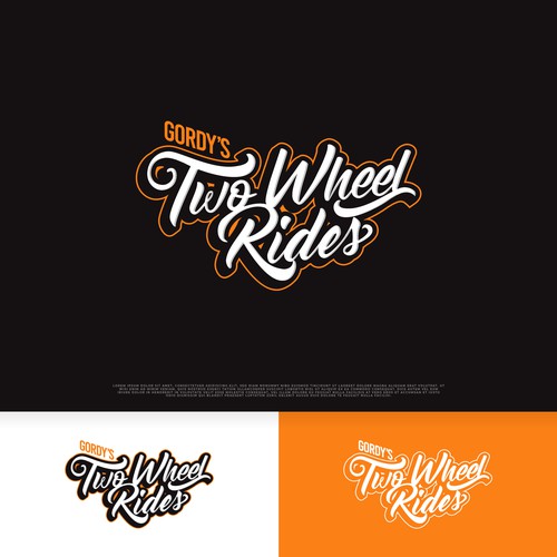 Two-Wheel Rides Logo Design by Canis Dirus