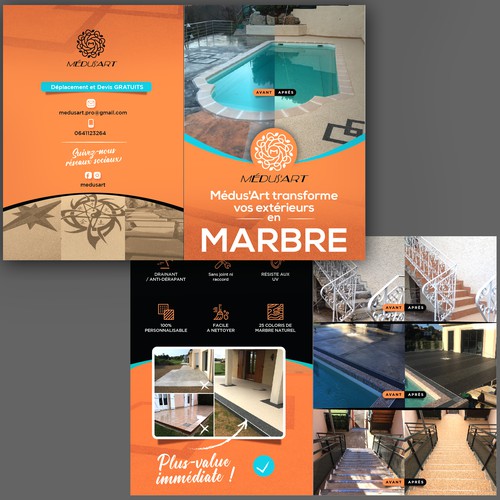 Postcard, flyer or print contest entry by redsonya