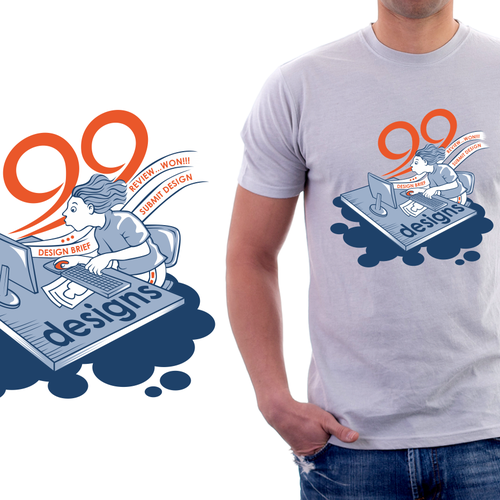 Create 99designs' Next Iconic Community T-shirt Design by loep