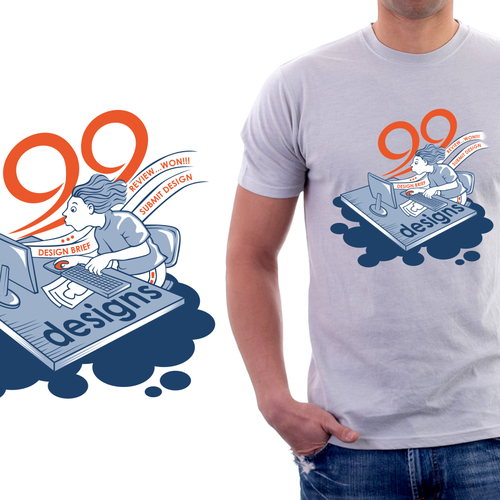 Create 99designs' Next Iconic Community T-shirt Design by orartoret