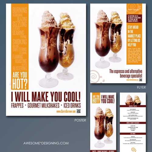 postcard or flyer for Doubleshot Concepts Design by Awesome Designing