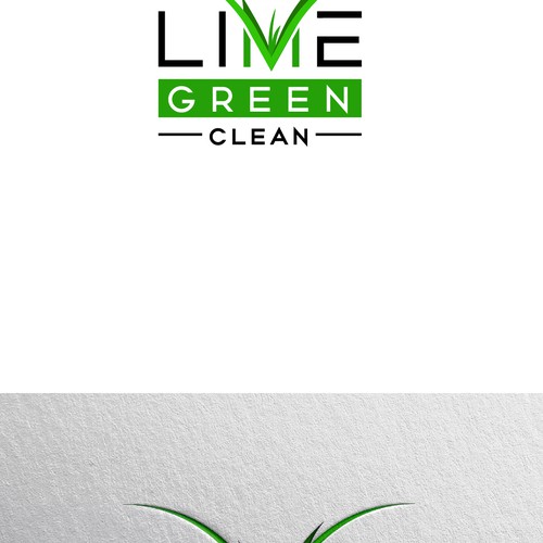 Lime Green Clean Logo and Branding Diseño de CreativartD