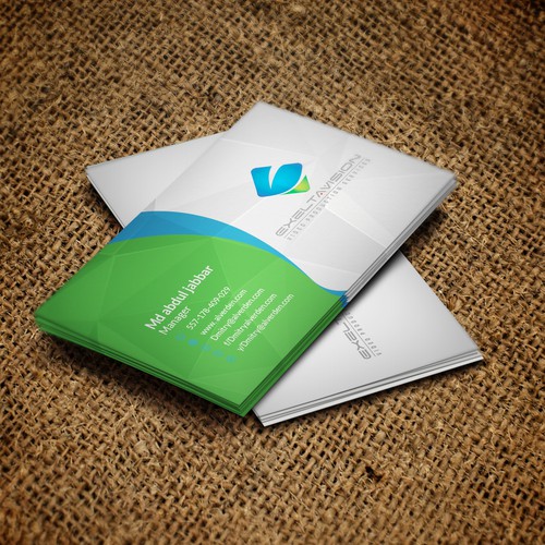 Business Card to represent THREE Service Divisions Design by Twin Ashek Masum