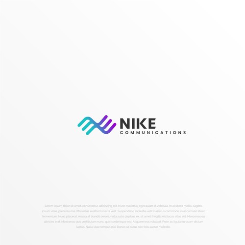 Nike Communications Logo Contest Design by R.one