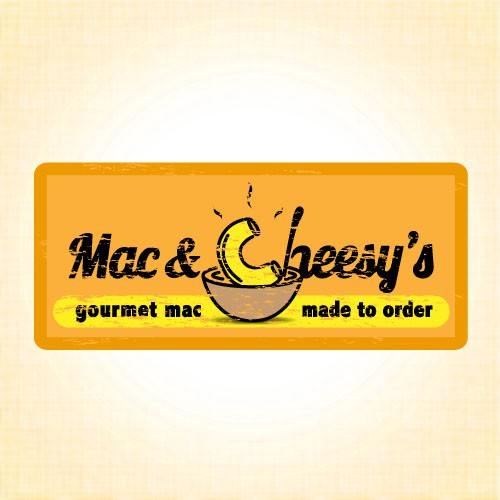 Mac & Cheesy's Needs a Logo! Gourmet Mac and Cheese Shop Design by pg-glow