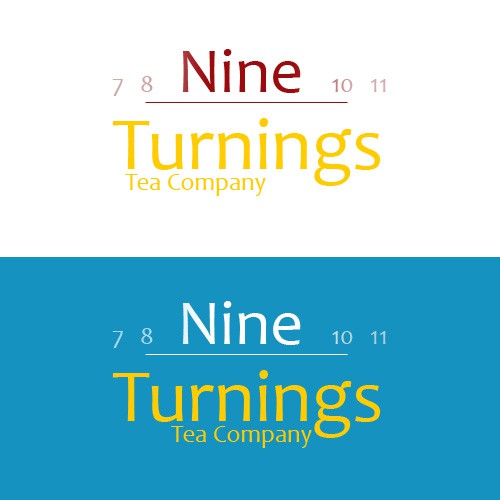 Tea Company logo: The Nine Turnings Tea Company Réalisé par m0nkey