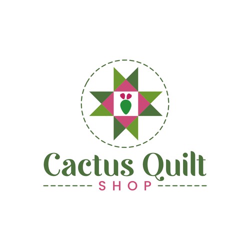 Design a logo for a modern quilt shop! Design by Creative P