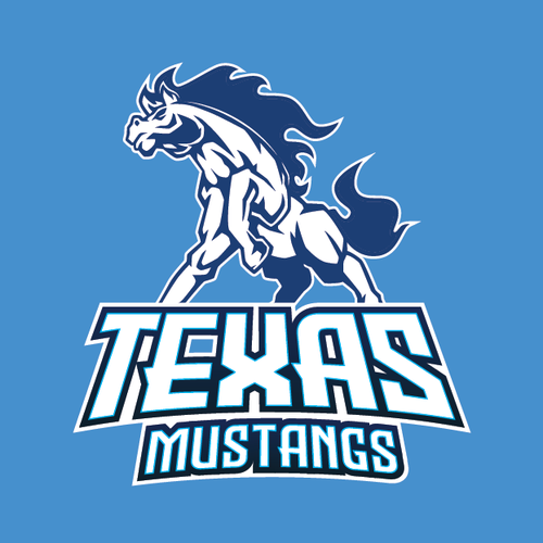 Texas Mustangs Design by uc.ink