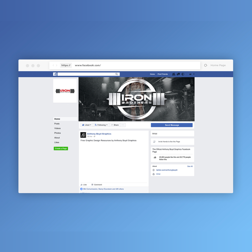 Facebook cover contest entry by AEI™