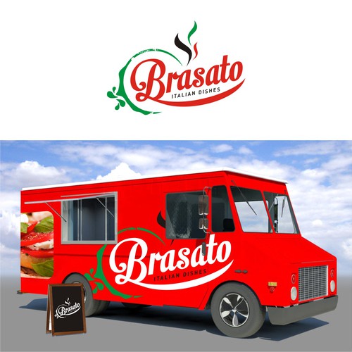 Cool Logo For Gourmet Italian Food Truck Business Logo