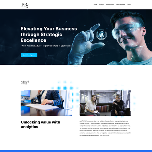 High-End Consulting Website Design Design by Gaurav241177
