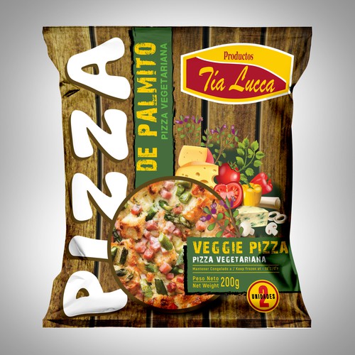 Design Something Cool Nice for our Mini  Pizza´s  Plastic Bags Packing. Design by Nirmana92