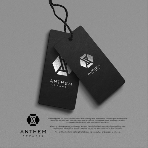 Anthem Apparel needs a brand logo design for it's urban-modern clothing line.-ontwerp door Echel's