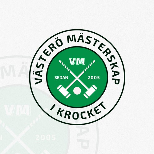 Legendary croquet tournament in Sweden. First logo ever. Looking for unique croquet vibe, creativity, and retro look! Design by Afrian.