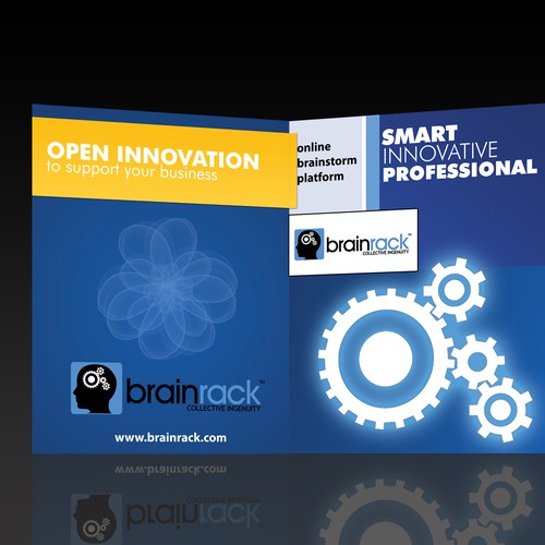 Brochure design for Startup Business: An online Think-Tank Diseño de Point Five O