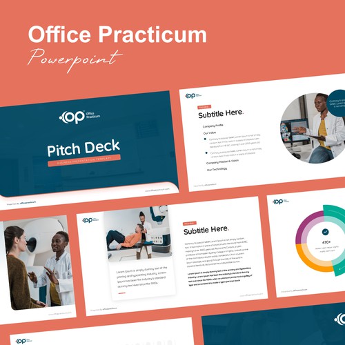 Three Brand Family PPT Deck Template Design by YuhuuSTD